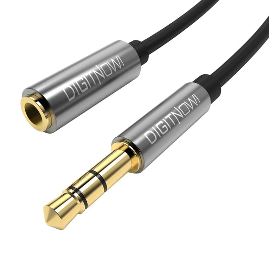 Headphone Extension Cable3.5mm TRS Male to Female Stereo Extension Cord Adapter1/8 Male to 1/8 Female Audio Aux Jack Extender for Amplifiers Guitar Keyboard Piano Home TheaterMixing Console