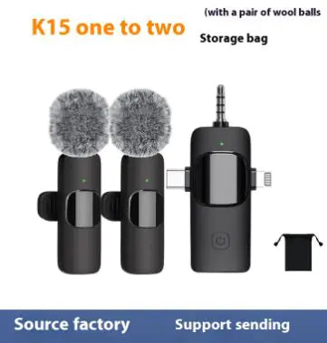 Wireless Collar Clip Microphone