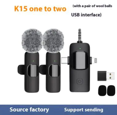 Wireless Collar Clip Microphone