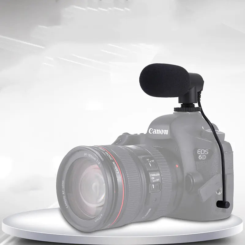 DSLR Camera Microphone, Recording Microphone, Stereo Mic